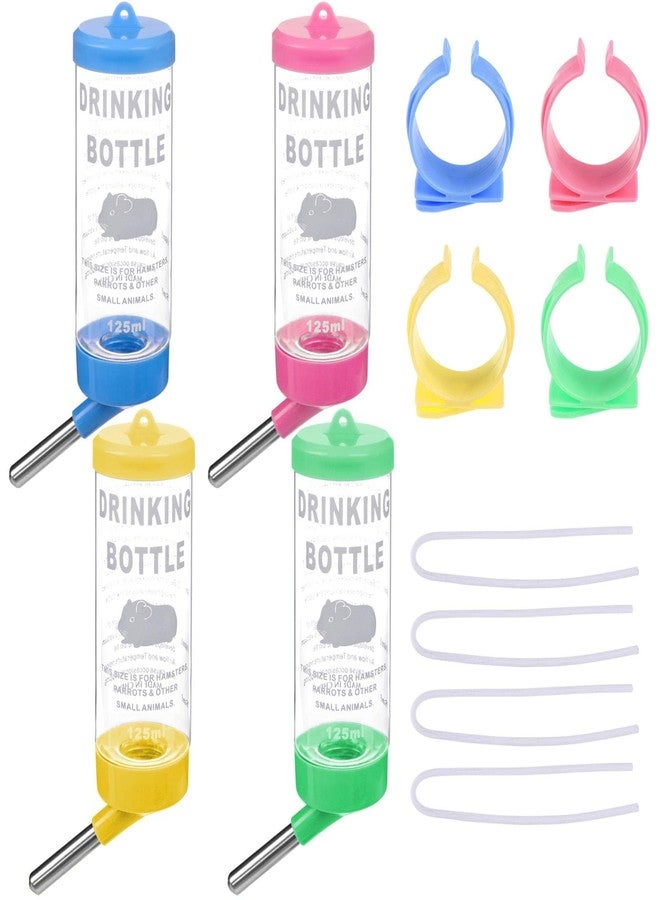 VAYINATO® 1 Pcs Hamster Plastic (125 ML, Random Color) Water Bottle Dispenser Automatic Feeding Bottle for Hamster Guinea Pig Rabbit Small Animals Pet Drinking Bottles by Petzlifeworld - Image 1